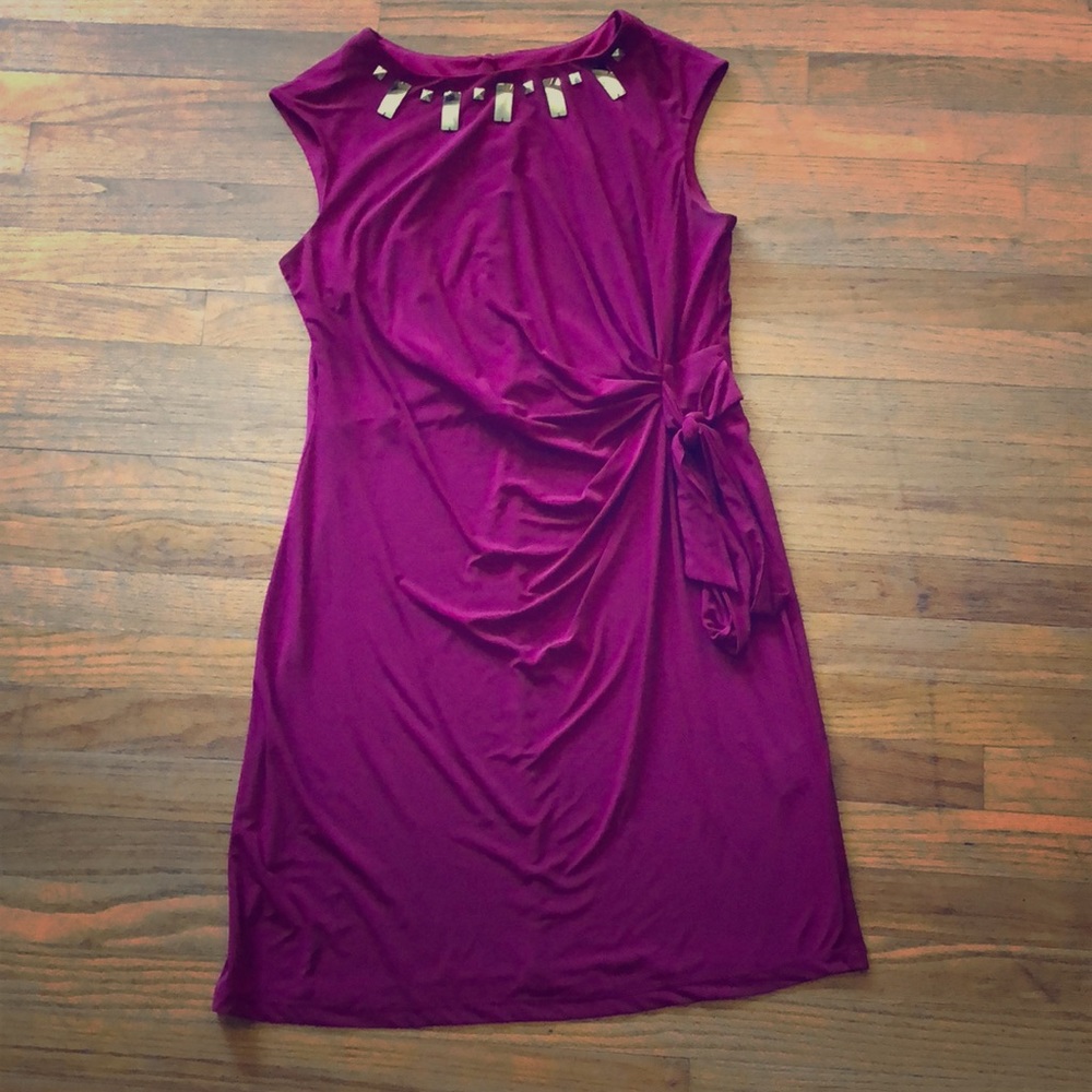 Magenta pink purple dress size large
